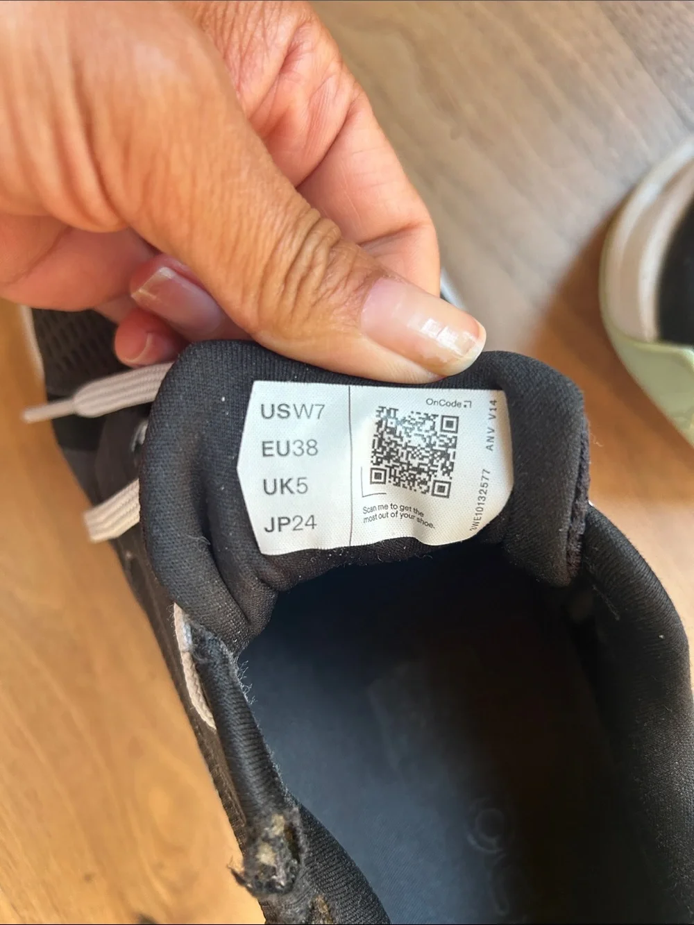 On Running Women’s  Sneakers in Black, Gray & White with Lime Accents